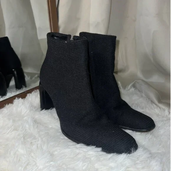Donna Karan Fabric Ankle Boots - Picture 10 of 10